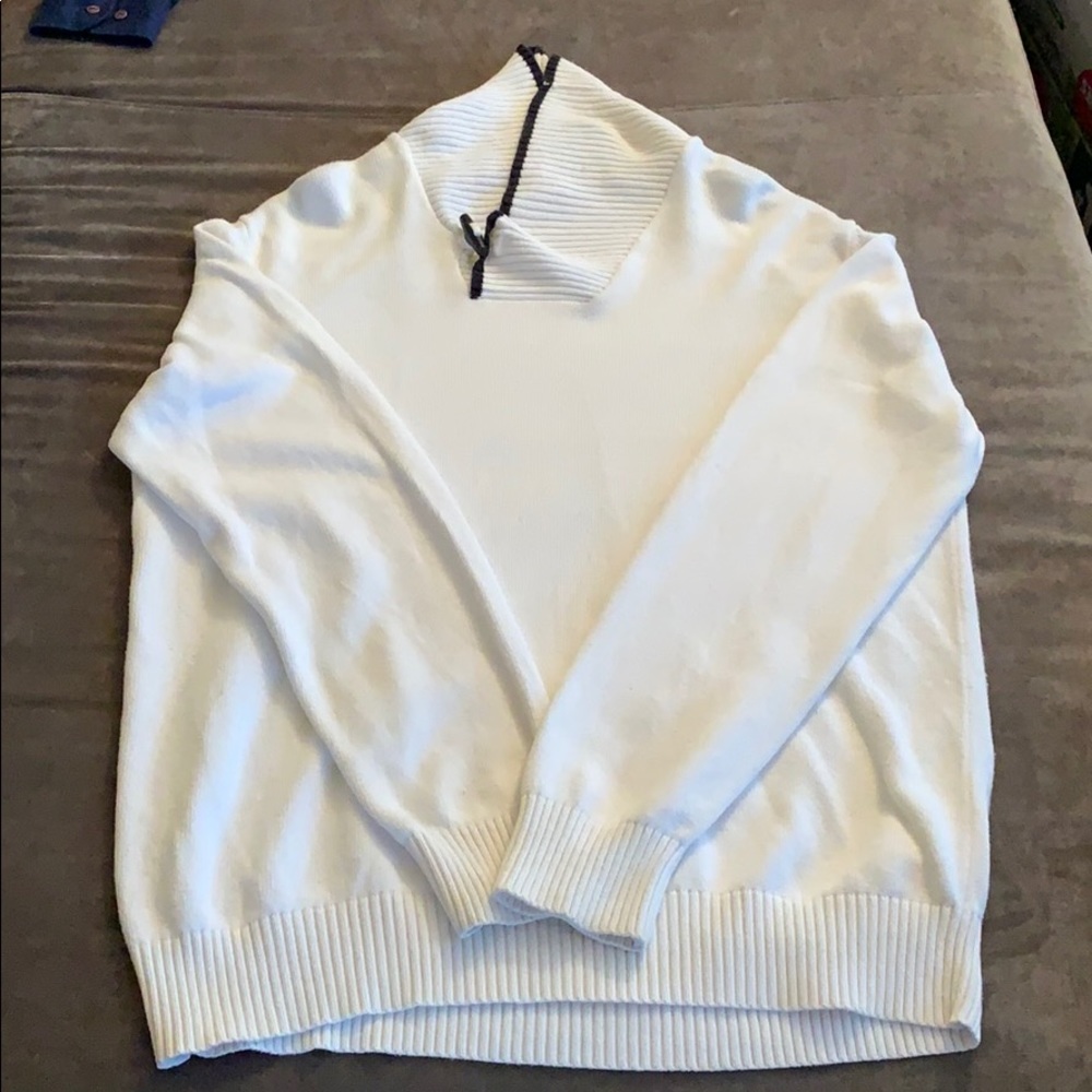 Sean John Cream Sweater